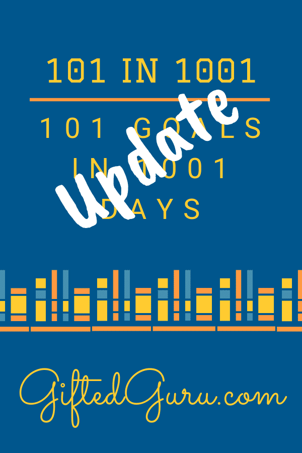 pinterest image of 101 goals in 1001 days update article