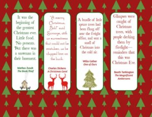 Christmas bookmarks -3