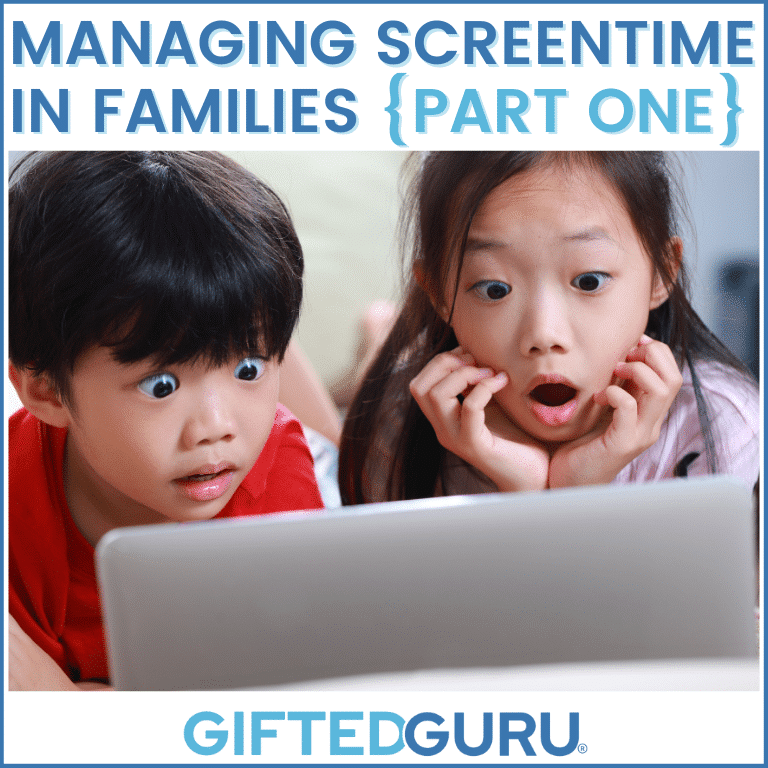2 kids amazed infront of laptop - Managing Screentime in Families part1