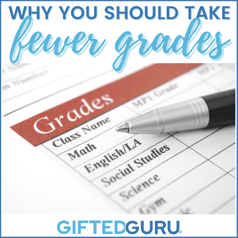 Why you should take fewer grades