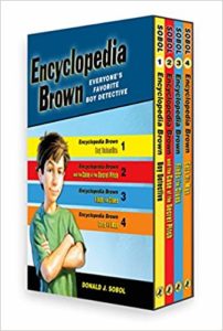 cover of Encyclopedia Brown books