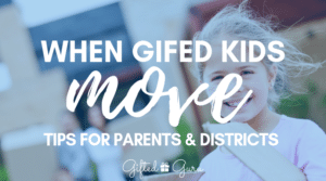 picture of child carring moving box cover image of article when gifted kids move