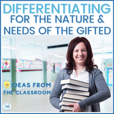 teacher with books