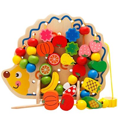hedgehog lacing board toy