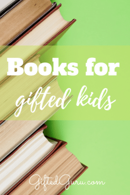 pinterest image for Books for Gifted Kids article