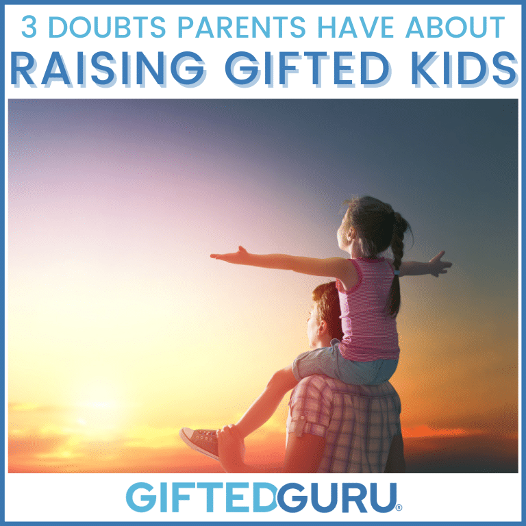father & daughter back ride - 3 Doubts Parents Have About Raising Gifted Kids