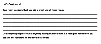 form given to student