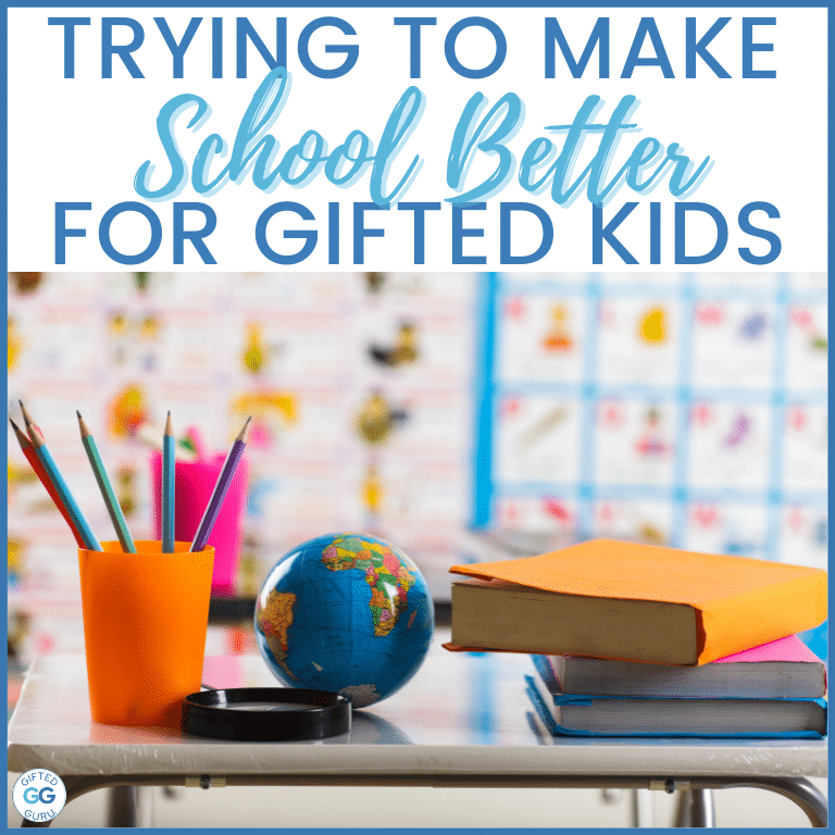 books and pencils - Trying to Make School Better for Gifted Kids