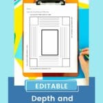 depth and complexity frame on clipboard